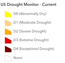 Drought Monitor Symbology Screenshot