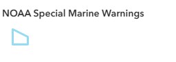 NOAA Special Marine Warnings Symbology Screenshot