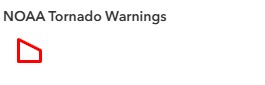 NOAA Tornado Warnings Symbology Screenshot