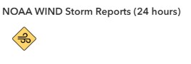 NOAA Wind Report Symbology Screenshot