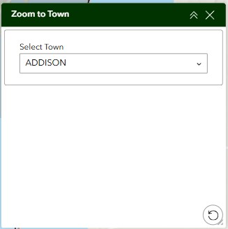Zoom to Town Filter Screenshot